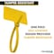 Kable Kontrol Identification & Tamper Proof Cable Zip Ties, 9 in L, Yellow, Nylon Co-polymer, 80 lbs Strength CTWO-9-100-YW - alternate 6