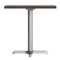 Flash Furniture Bennett 24 in x 30 in Solid Wood Indoor Tabletop in Dark Brown with 22 in x 22 in Dining Height GSF-REC2430-DKBRN-T2222S-GG - alternate 9