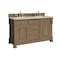 James Martin Vanities Brookfield 60" Double Vanity, Pecan, w/ 3 CM Tajnar Eclos Top 547-V60D-PCN-3TJR - alternate 9