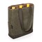Picnic Time Family Of Brands 3 Bottle Insulated Wine Cooler Bag, Khaki Green with Brown Accents 537-03-140-000-0 - alternate 7