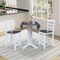 Whitewood Industries Extension Dining Tables, 45 in L, 38 in H, Parawood, 3 Piece K05-42DPT-23-S402-2 - alternate 7