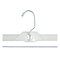 Nahanco 14in White Hi- Impact Plastic Heavy Weight Skirt/Pant Hanger w/ Long Hook and Plastic Clips., 100PK 1600PCLH - alternate 5