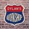 Signmission Dylan's Workshop, 6 Inch X 6 Inch, Plastic Sign SHI-P-6-489-DYLAN - alternate 5