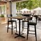 Flash Furniture Commercial 36" Natural HPL Tabletop with Black Bar Height X Base ST-SQ36-NAT-T3030B-GG - alternate 8