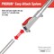 Prorun 60V Cordless Attachment Capable Powerhead + Pole Saw Kit with 2.5 Ah Battery and Charger PMC160P - alternate 7