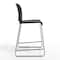 Flash Furniture Commercial Black Plastic Stack Stools, Contoured Backs and Sled Bases-Set of 3, 3PK 3-RUT-239AH-CS-BK-CHR-GG - alternate 10