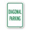 Signmission Diagonal Parking, Heavy-Gauge Aluminum Rust Proof Parking Sign, 18" x 24", A-1824-25262 A-1824-25262 - alternate 1