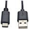 Tripp Lite USB 2.0 Cable, Hi-Speed, Type A-C, M/M, 6ft U038-006 - alternate 1