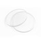 Fab Glass And Mirror Plexiglass Table Top 20in Diameter | Clear Round Acrylic Table Top 1/4in with Flat Edge PGT20RD - alternate 1