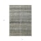 Homeroots 10' X 14' Pewter And Green Striped Washable Indoor Outdoor Area Rug 605704 - alternate 9