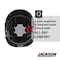 Jackson Safety Climbing Inspired Hard Hat, HDPE, 6 Point Rapid Dial, Black 20907 - alternate 5