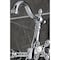 Kingston Brass Two-Handle Wall Mount Bridge Kitchen Faucet, Polished Chrome KS2441AX - alternate 6