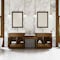 James Martin Vanities Bellshire 96" Dual Vanity Set w/24" Make-Up Counter, Honey Oak w/Sgl Hole 3 cm White Zeus Silestone 660-VMC96-HNO-1WZ - alternate 5