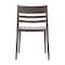 Flash Furniture Bridgeport Indoor-Outdoor Stacking Patio Chair w/Slatted Backrest, All-Weather Resin Chair in Gray DHF-317-APP-GRY-GG - alternate 7