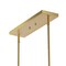 Jonathan Y Luca Parisian 45.5" 5-Light Modern Glam Iron Globe Linear LED Pendant, Brass Gold/White JYL7572A - alternate 12