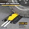 Kable Kontrol Cable Ramp, 1.77 in H, 35.43 in L, 9.842 in W, 2 Channel, Polyurethane/Rubber, Black, Yellow CP9987 - alternate 10