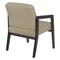 Office Star Products Espresso Finish Visitor's Chair with Castillo Cream Memory Foam Seat WD588-K004 - alternate 7