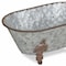 Homeroots 5" Gray Metal Hand Painted Decorative Tub Tabletop Sculpture 399644 - alternate 6