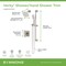 Symmons Verity HydroMersion Single Handle Shower Faucet Trim Kit  with Hand Spray (Valve not Included) S4998STN15TRM - alternate 3