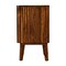Homeroots 24" Brown Solid Wood One Drawer Nightstand 701704 - alternate 10