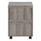 Homeroots 25" Gray Particle Board Filing Cabinet With Drawers 333352 - alternate 10