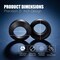 Highcraft 3" Tank To Bowl Soft Round Rubber Gasket w/Universal Fit 10 Pcs Rubber Gasket for Toilet Tank Seal US49-25-10-PK - alternate 5