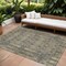 Homeroots 8' X 10' Gray Taupe And Beige Moroccan Washable Indoor Outdoor Area Rug 577202 - alternate 1