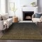 Homeroots 10' X 14' Gray And Brown Abstract Washable Indoor Outdoor Area Rug 588935 - alternate 9
