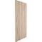 Ekena Millwork Rustic Four Board Joined Board-n-Batten Hand Hewn Faux Wood Shutters w/No Batten, 22W x 76H, PR SHUBJN22X76HHPR - alternate 16