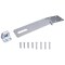 Prosource Safety Hasp, 6 in L, 6 in W, Steel, Zinc, 7/16 in Dia Shackle, Fixed Staple LR-128-BC3L-PS - alternate 1