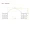 Mytee Products 40ftLx26ftW Shipping Container Canopy Shelter 21 Oz 610 GSM PVC White Cover CSB4026 - alternate 7