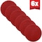 Tomahawk Power 6 Pack Replacement Buffing Pad Brush for TMOP18e Electric Floor Scrubber TMOP18e-RED-PADX6 - alternate 1