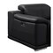 Homeroots Black Leather Modular U Shaped Eight Piece Corner Sectional 643955 - alternate 6
