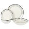 Gibson Home Aracama 16 Piece Double Bowl Decorated Dinnerware Set 136593.16 - alternate 8