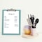 Acrimet 3 Pack Clipboard Letter Size Low Profile Clip & Side Rulers, Durable Plastic, Solid Green, 3PK 134.VO - alternate 7