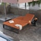 Leisuremod Chelsea 2-in-1 Convertible Sofa & Double Chaise, Aluminum, 660lb Capacity CLBL-82OR - alternate 9