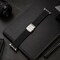 Elegani Mesh Rubber Watch Replacement Band Compatible with Apple Watch 44mm, Black MRSA-BLK-44mm - alternate 4
