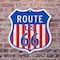 Signmission Route Us 66, 6 inch X 6 inch, Plastic Sign, 2PK SHI-P-2PACK-6-480 - alternate 6