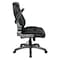 Office Star Products FL Series Faux Leather Mid Back Mgrs Chair, Black FLH24987-U6 - alternate 5