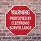 Signmission Warning Protected by Electronic Sur, 10 Inch X 10 Inch, Aluminum Metal Signs OC-A-10-338 - alternate 5
