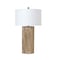 Homeroots Set of Two 30" Gold USB Table Lamps With White Drum Shades 571292 - alternate 7