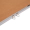 Deli Cork Board 24x36, Self-Healing Natural Cork, Aluminum Frame, Yellow E39053 - alternate 4