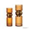 Uniquewise Set of 2 Decorative Orange Tall Glass Vase - Modern Minimalist Decor for Parties, and Special QI004735.OR.2 - alternate 7