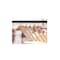 Nahanco 17in Natural Gloss Flat Wooden Shirt Hanger w/ Notches, 100PK 81-17CH - alternate 3