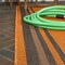 Jonathan Y James Modern Border Stripe Orange/Dark Gray 5 ft. x 8 ft. Indoor/Outdoor Area Rug SMB201A-5 - alternate 7