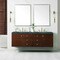 James Martin Vanities Amberly 72'' D Vanity, Mid-Century Walnut w/ Parisien Bleu Top w/FreePower Wireless Charger 670-V72-WLT-FPBL - alternate 8