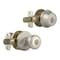 Kwikset Tylo Satin Chrome Exterior Entry Door Knob and Single Cylinder Deadbolt Combo Pack 690T 26D RCAL RCS - alternate 2
