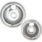 Range Kleen Electric, 1 6'' &, 1 8'' Style B Round Chrome Drip Pan 139402XCD5 - alternate 2