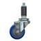 Service Caster 3.5'' SS Blue Poly Wheel Swivel 3/4'' Expanding Stem Caster SCC-SSEX20S3514-PPUB-BLUE-34 - alternate 1