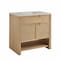 James Martin Vanities Solene 36" Single Vanity, Seaside Oak, w/ 3 CM Siberian Silestone Top D225-V36-SSO-3SFR - alternate 9